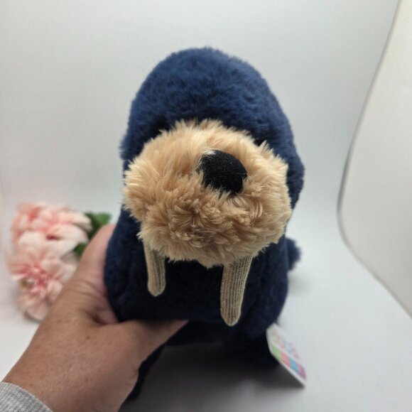 NWT 9" Walrus Colorful Baby Stuffed Animal - ebba - Splasheez - Picture 10 of 10